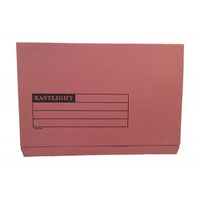 ValueX Document Wallet Full Flap Foolscap 270gsm Pink (Pack 50) 45417DENT