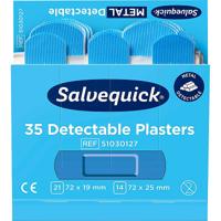 Cederroth Salvequick Pilferproof Blue Plasters Refill (Pack 210) - CD7