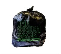The Green Sack Heavy Duty Refuse Sack 70 Litre Black Roll (Pack 10) 0703124