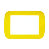 Frames4Floors PVC Floor Label Holders For Warehouse A4 (210mmx295mm) Yellow (Pack 10) - FF4Y/10