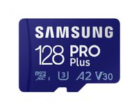 Samsung PRO Plus 128GB V30 A2 Class 10 Micro SDXC AD Memory Card and Adapter