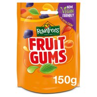 Rowntrees Fruit Gums Vegan Sweets Sharing Bag 150g (Single Bag) - 12505754