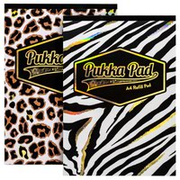 Pukka Pad Wild A4 160 Page Refill Pad Assorted (Pack 2) 9525(AST)-WLD