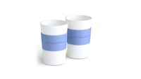 Moccamaster 2 Porcelain Coffee Mugs 200ml Pastel Blue