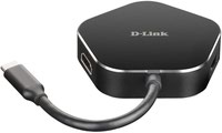 D Link DUB M420 4in1 HDMI Thunderbolt 3 Power Delivery USB C Hub 60W