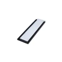 Beaverswood Magnetic PVC Label Holder (Clear) With White Card For Shelving and Racking H25mmxW80mm (Pack 100) - ML28