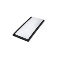 Beaverswood Magnetic PVC Label Holder (Clear) With White Card For Shelving and Racking H40mmxW80mm (Pack 100) - ML48