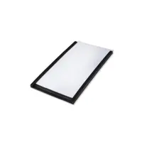 Beaverswood Magnetic PVC Label Holder (Clear) With White Card For Shelving and Racking H50mmxW80mm (Pack 100) - ML58