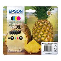 Epson Pineapple 604XL Multipack Black Cyan Magenta Yellow High Capacity Ink Cartridge 8.9ml + 3 x 4ml - C13T10H64010