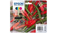 Epson Chillies 503 Multipack Black XL and Cyan Magenta Yellow Standard Capacity Ink Cartridge 9.2ml + 3 x 3.3 ml (Pack 4) - C13T09R94010