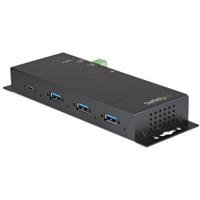 StarTech.com 4 Port USB C Industrial Hub 10Gbps with 3 x USB A Ports and 1 x USB C Ports ESD and Surge Protection