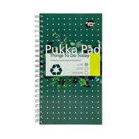 Pukka Pad Recycled Things ToDo Today Pad 152 x 280mm 115 Sheets (Pack 3) 9766-REC