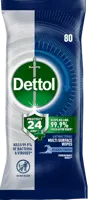 Dettol Protect 24 Multi Surface Wipes (Pack 80) - 3246241