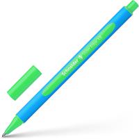 Schneider Slider Edge XB Ballpoint Pen Extra Broad Tip Green Ink with Rubberised Three Sided Barrel made of 83% Recycled Plastic (Pack 10) - 152204