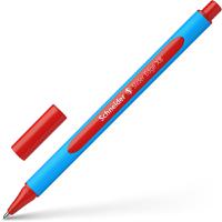 Schneider Slider Edge XB Ballpoint Pen Extra Broad Tip Red Ink with Rubberised Three Sided Barrel made of 83% Recycled Plastic (Pack 10) - 152202