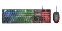 Trust GXT 838 Azor USB QWERTY UK English Keyboard and 3000 DPI Mouse