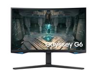 Samsung Odyssey G6 27 Inch 2560 x 1440 Pixels Quad HD VA Panel FreeSync Premium Pro HDMI DisplayPort USB Curved Smart Gaming Monitor