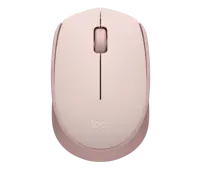 Logitech M171 1000 DPI Ambidextrous RF Wireless Optical Mouse Rose Pink
