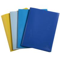 Exacompta Bee Blue Display Book 20 Pockets A4 Assorted Colours (Pack 4) - 88110E