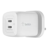 Belkin BOOST CHARGE PRO 65W Power Delivery PPS Universal Dual USB-C GaN Charger White