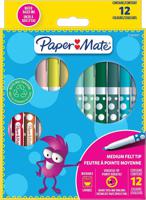 Paper Mate Childrens Felt Tip Colouring Pen Washable Assorted Colours (Pack 12) 2166507