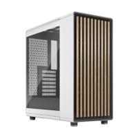 Fractal Design North Chalk White Tempered Glass Clear Tint ATX PC Case