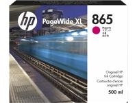 HP No 865 Magenta Standard Capacity Ink Cartridge  500 ml - 3ED83A
