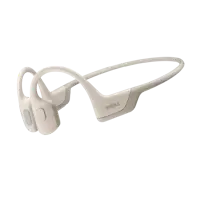 Shokz OpenRun Pro Beige Bone Conduction Bluetooth Neckband Headset