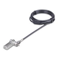 StarTech.com 2m Security Laptop Lock Cable Compatible with Noble Wedge Nano K Slot