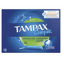 Tampax Compact Super Applicator Tampons Box x18 (Pack 6) - 31392
