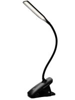Alba LED Wireless Desk Lamp with Desk Top Clamp Black LEDCLIP N