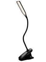 Alba LED Wireless Desk Lamp with Desk Top Clamp Black LEDCLIP N