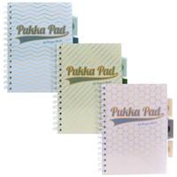 Pukka Haze Project Book A5 Wirebound 200 Ruled Pages 80gsm Paper With 5 Repositional Dividers Assorted Colours (Pack 3) - 9874(AST)-HZE