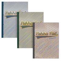 Pukka Haze Refill Pad A4 300 Ruled Pages With Margin 4 Hole Punched Sidebound Assorted Colours (Pack 3 - 9877(AST)-HZE