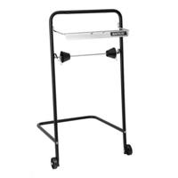 Katrin Industrial Wiper Roll Floor Dispenser Metal Black