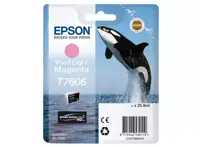 Epson T7606 Killer Whale Vivid Light Standard Capacity Magenta Ink Cartridge 26ml - C13T76064N10
