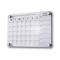 Deflecto A4 Acrylic Weekly/Monthly Planner Wall Mounted 297 x 210mm - WPMA4WM
