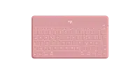 Logitech Keys-to-Go QWERTY UK International Portable Wireless Blush Pink Keyboard for Apple