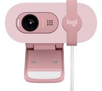 Logitech Brio 100 30 FPS 2MP 1920 x 1080 Pixels Full HD USB Wired Rose Pink Webcam