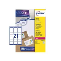 Avery Laser Address Labels 63.5 x 38.1 mm White (Pack 210 Labels) - L7160-10