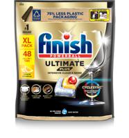 Finish Ultimate Plus Intensive Clean & Shine Dishwasher Tablets Lemon (Pack 48) - 3280788