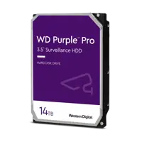 Western Digital Purple Pro 14TB SATA 3.5 Inch 7200 RPM 512MB Cache Internal Hard Drive