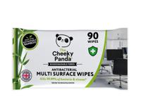 Cheeky Panda Sustainable Biodegradable Bamboo Multi-Purpose Cleaning Wipes 90 Wipes Per Pack (Pack 6 ) - ANTIBWX6-GBR