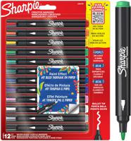 Sharpie Creative Marker Acrylic Paint Markers Water-Based Bullet Tip Assorted Colours (Pack 12) - 2201070