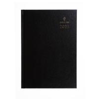 Collins 47 Desk Diary A4 2 Page per Day 2025 Black 47.99-25 - 821378