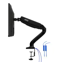 AOC AS110DX 13 Inch to 32 Inch Monitor Arm Mount with USB and USB-C Port