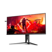 AOC AGON 5 39.5 Inch 3440 x 1440 Pixels Wide Quad HD IPS Panel HDMI DisplayPort USB-C Gaming Monitor