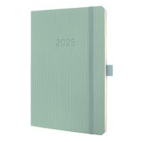 Conceptum Diary 2025 Approx A5 Week To View Softcover Softwave Surface 135x210x27mm Mint Green