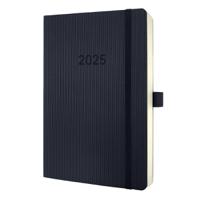 Conceptum Diary 2025 Approx A5 Day Per Page Softcover Softwave Surface 135x210x27mm Black