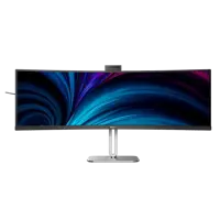 Philips 5000 Series 48.8 Inch 5120 x 1440 Pixels Dual Quad HD VA Panel HDMI DisplayPort USB-C Curved Business Monitor